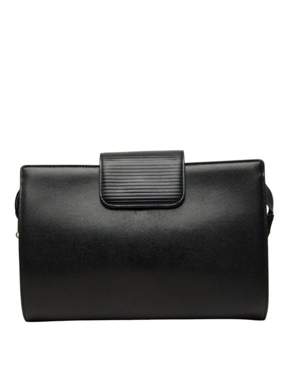 Saint Laurent Clutch Black Gold Leather